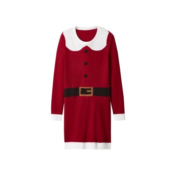 esmara® Damen Feinstrickkleid (Rot, XS(32/34)) - B-Ware neuwertig