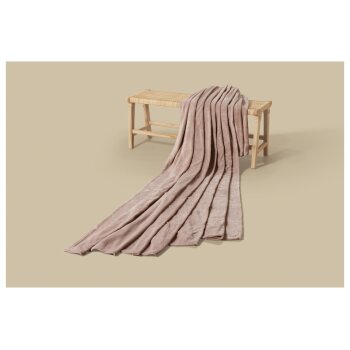 LIVARNO® Kuscheldecke, 280 x 300 cm, beige - B-Ware...