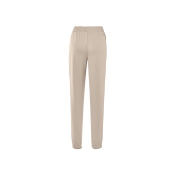 esmara® Damen Hose mit Modal, leger geschnitten (Beige, L(44/46)) - B-Ware Beschädigt