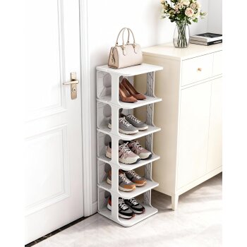 Ribelli Schuhorganisationsregal, 6-stufig, weiß - B-Ware sehr gut