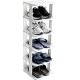 Ribelli Schuhorganisationsregal, 6-stufig, weiß - B-Ware sehr gut
