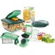 Genius Gemüseschneider Nicer Dicer Chef, 15-teilig, dunkelgrün - B-Ware neuwertig