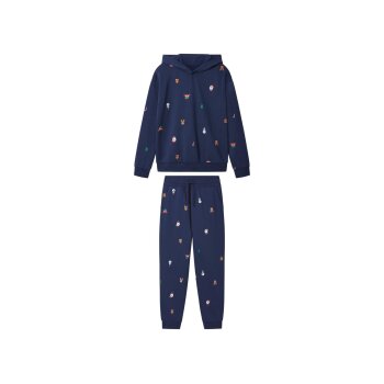 esmara® Kinder Sweatanzug, 2-teilig (Navy, 146/152) - B-Ware neuwertig