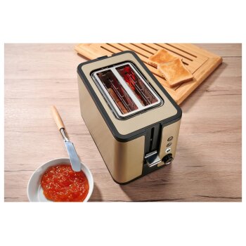 SILVERCREST® Toaster Spraylack »STS 850 F3« (Champagner) - B-Ware Transportschaden Kosmetisch
