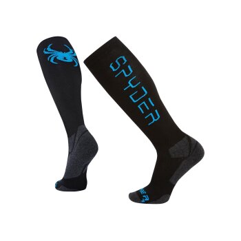 SPYDER Damen Ski Socken (Schwarz/blau, 35-38) - B-Ware...