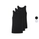 esmara Men Herren Feinripp-Achselhemden, 3 Stück - B-Ware