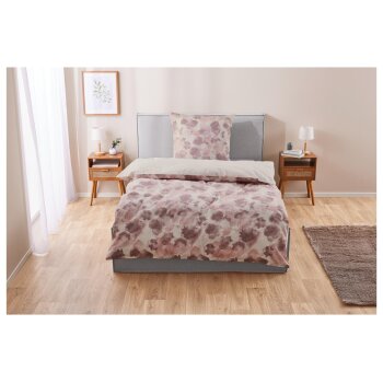 LIVARNO home Satin-Wendebettwäsche, 135 x 200 cm -...