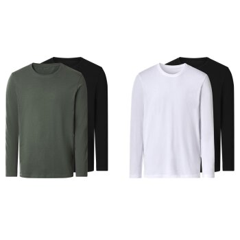 esmara Men Herren Langarmshirts, 2 Stück - B-Ware