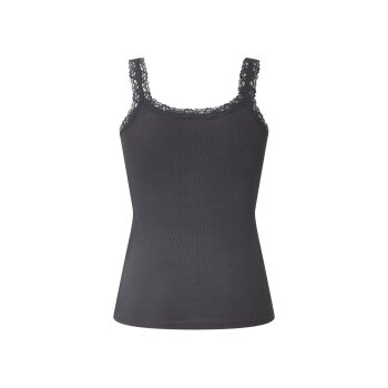 esmara® Damen Gerippte Tops mit Spitze, 3 Stück - B-Ware