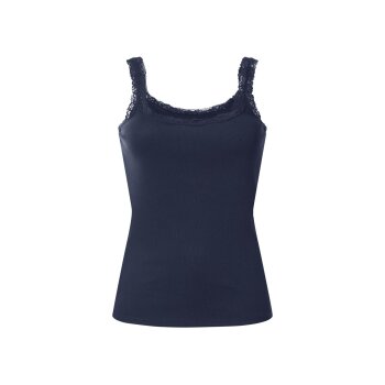 esmara® Damen Gerippte Tops mit Spitze, 3 Stück - B-Ware