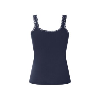 esmara® Damen Gerippte Tops mit Spitze, 3 Stück - B-Ware