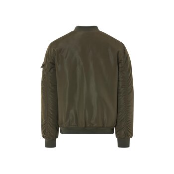 LIVERGY® Herren Bomberjacke, wasserabweisendes Obermaterial (Khaki, XL (56/58)) - B-Ware neuwertig