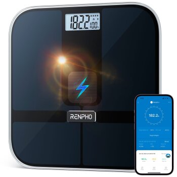 Renpho Körper-Analyse-Waage Elis Solar 2 A020,...