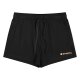 Champion Damen Sweatshorts mit Gummibund auf mittlerer Leibhöhe (Schwarz, L) - B-Ware neuwertig