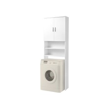 LIVARNO® Waschmaschinen-Überbauschrank Liverpool, weiß - B-Ware