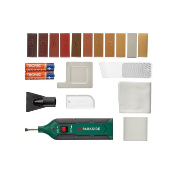 PARKSIDE® Reparaturset »PFRS 1,5 C5 / PLPRS 1,5 C5« (Laminat-/Parkett Set) - B-Ware neuwertig