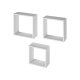 LIVARNO® Regalwürfel-Set (Regalwürfel 3er Set 30 x 30 cm, Weiß) - B-Ware Transportschaden Kosmetisch
