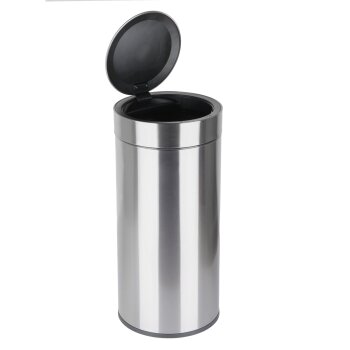 Ribelli Sensor-Mülleimer 30 L, rund, grau - B-Ware neuwertig