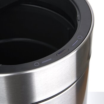 Ribelli Sensor-Mülleimer 30 L, rund, grau - B-Ware neuwertig