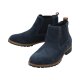 esmara® Herren Lederstiefeletten, 46, marineblau - B-Ware neuwertig