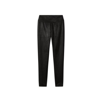 esmara® Damen Velours-Jeggings (Schwarz, L(44/46)) - B-Ware neuwertig