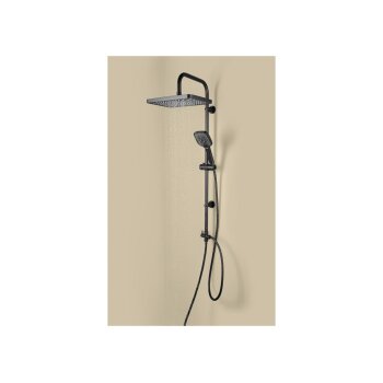 LIVARNO® Überkopfbrauseset XXL (Schwarz) - B-Ware sehr gut