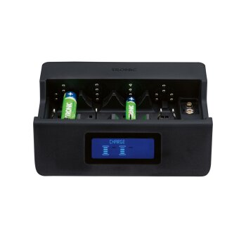 TRONIC® Akku-Ladegerät, TAL 1000 B3, schwarz - B-Ware neuwertig