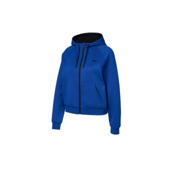 CRIVIT Damen Sweatjacke, mit Baumwolle (Blau, M(40/42)) - B-Ware neuwertig