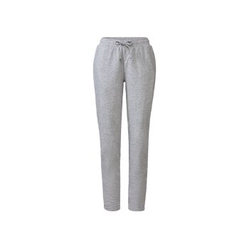 esmara® Damen Sweathose mit Bündchen, normale Leibhöhe (Grau, XS(32/34)) - B-Ware neuwertig