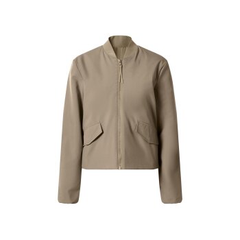 esmara® Damen-Bomberjacke, M, beige - B-Ware neuwertig