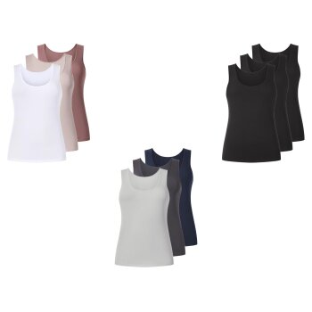 esmara® Damen Achselhemden, 3 Stück - B-Ware