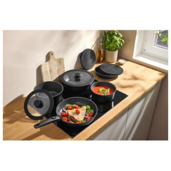 SILVERCREST® Aluguss-Topf- und -Pfannen-Set, 10-teilig - B-Ware