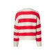 esmara® Damen Grobstrick-Cardigan (Rot/weiß, M(40/42)) - B-Ware neuwertig