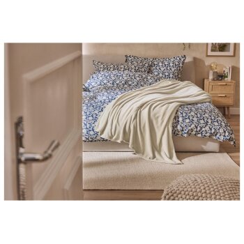 LIVARNO® Renforcé-Bettwäsche, 135 x 200 cm (Blau) - B-Ware neuwertig