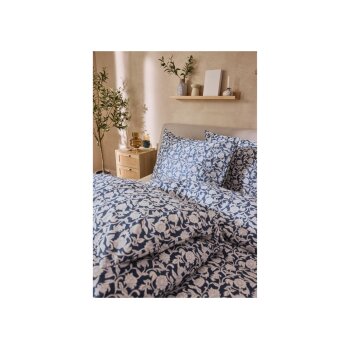 LIVARNO® Renforcé-Bettwäsche, 135 x 200 cm (Blau) - B-Ware neuwertig