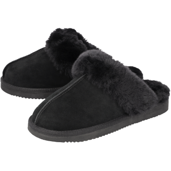 esmara® Herren Hausschuh Lammfell (Schwarz, 42) - B-Ware sehr gut