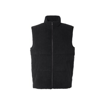 esmara Men Herren Cordweste, mit Innentasche (Schwarz, L...