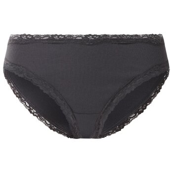 esmara® Damen Gerippte Slips mit Spitze, 5 Stück - B-Ware