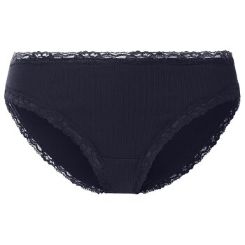 esmara® Damen Gerippte Slips mit Spitze, 5 Stück - B-Ware