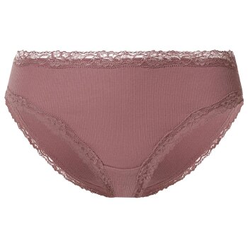 esmara® Damen Gerippte Slips mit Spitze, 5 Stück - B-Ware