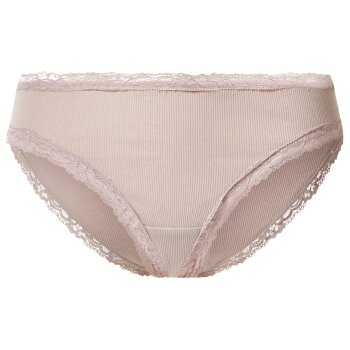 esmara® Damen Gerippte Slips mit Spitze, 5 Stück - B-Ware