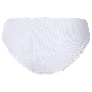 esmara® Damen Gerippte Slips mit Spitze, 5 Stück - B-Ware