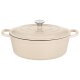 SILVERCREST® Gusseisen-Bräter (Beige) - B-Ware Transportschaden Kosmetisch