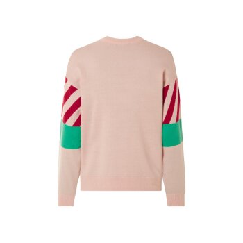 esmara® Damen Weihnachtspullover in Feinstrickqualität (Rosa, S (36/38)) - B-Ware neuwertig