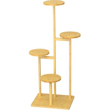 Ribelli Pflanzenständer, mehrstöckig, Bambus -...