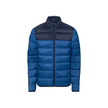 LIVERGY® Herren Steppjacke, ultraleicht, mit seitlichen Eingrifftaschen (Blau, XL (56/58)) - B-Ware neuwertig
