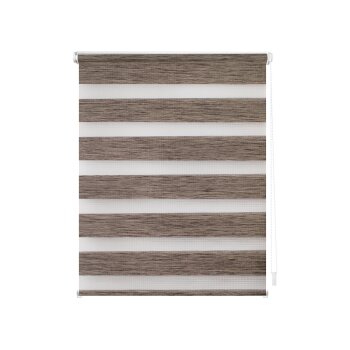 Lichtblick Duo Rollo Klemmfix, ohne Bohren, meliert (Hellbraun, 70 x 150 cm) - B-Ware sehr gut