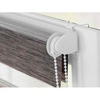 Lichtblick Duo Rollo Klemmfix, ohne Bohren, meliert (Hellbraun, 70 x 150 cm) - B-Ware sehr gut