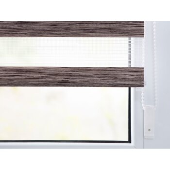 Lichtblick Duo Rollo Klemmfix, ohne Bohren, meliert (Hellbraun, 70 x 150 cm) - B-Ware sehr gut