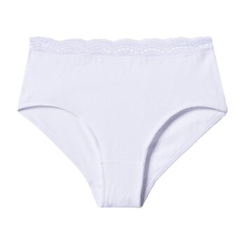 esmara® 5er Set Damen-Slips, mit hoher Taille, M, rosa/weiß - B-Ware neuwertig